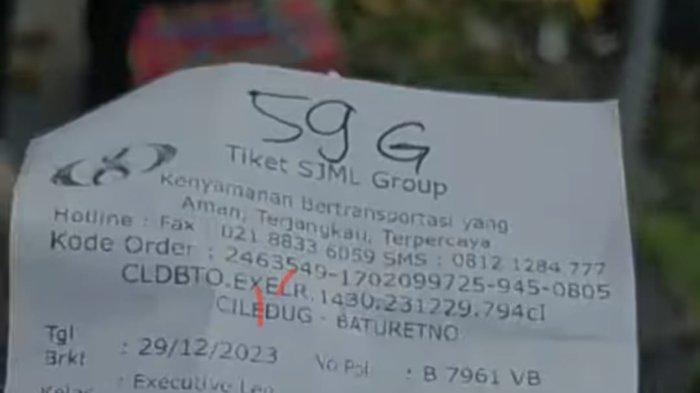 Viral, Penumpang Bus Sinar Jaya 59G Diturunkan Kru di Tengah Jalan, Alasannya Beda Jalur